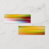 細い名刺を着色します スキニー名刺 (正面/裏面)