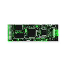 細い回路の緑2の名刺のテンプレート