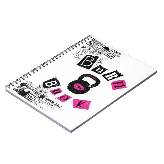 細い女の子の焼跡の本 ノートブック (左側)