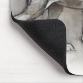 細い子犬 マウスパッド (コーナー)