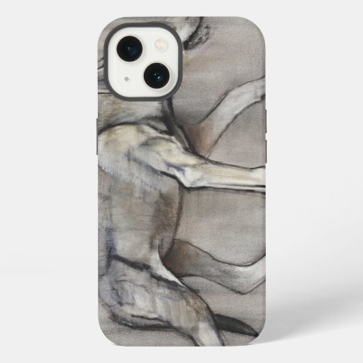 細い子犬 iPhoneケース (裏面)