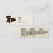 細い家具- スキニー名刺 (正面/裏面)