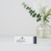 細い専門周期の名刺 スキニー名刺 (スタンド正面)