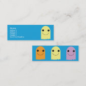 細い幽霊- スキニー名刺 (正面/裏面)