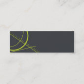 細い幾何学- スキニー名刺 (裏面)