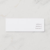 細い数学- スキニー名刺 (裏面)