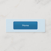 細い暗いLinkedIn - スキニー名刺 (裏面)