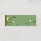 細い木の鳥- スキニー名刺 (裏面)