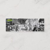 細い格子- スキニー名刺 (裏面)