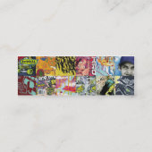 細い格子- スキニー名刺 (裏面)