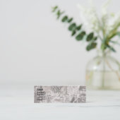 細い格子- スキニー名刺 (スタンド正面)