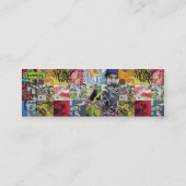 細い格子- スキニー名刺 (裏面)