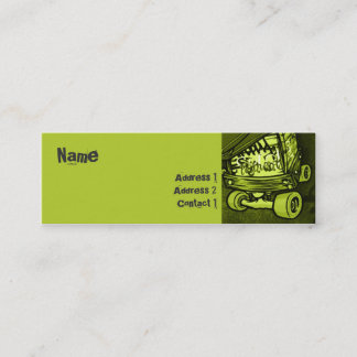 細い格子- スキニー名刺