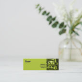 細い格子- スキニー名刺 (スタンド正面)