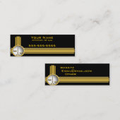 細い法律カード スキニー名刺 (正面/裏面)