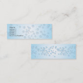 細い泡- スキニー名刺 (正面/裏面)