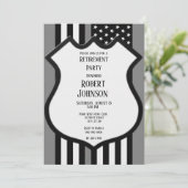 細い灰色の線の除去 招待状 (スタンド正面)