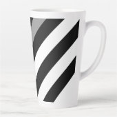 細い灰色の線補正フラグモノグラム名大 カフェラテマグ (右)