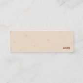 細い牡羊座- スキニー名刺 (裏面)