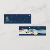 細い犬- スキニー名刺 (正面/裏面)