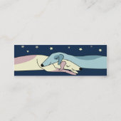 細い犬- スキニー名刺 (裏面)