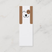 細い犬- スキニー名刺 (裏面)