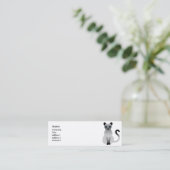 細い猫- スキニー名刺 (スタンド正面)