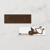 細い猿- スキニー名刺 (正面/裏面)