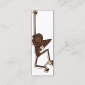 細い猿- スキニー名刺 (裏面)