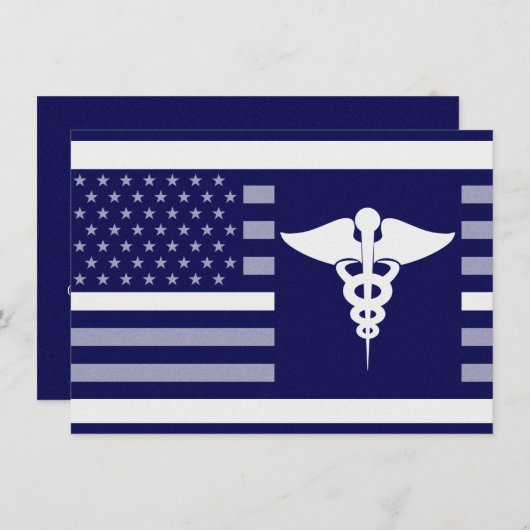 細い白線記号 招待状 (正面/裏面)