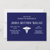 細い白線記号 招待状 (裏面)