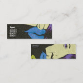 細い目- スキニー名刺 (正面/裏面)