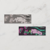 細い目- スキニー名刺 (正面/裏面)