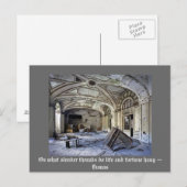 細い糸が人生と幸運を行うつることで… ポストカード (正面/裏面)