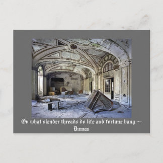 細い糸が人生と幸運を行うつることで… ポストカード