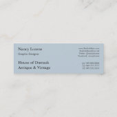 細い紀元前に スキニー名刺 (裏面)