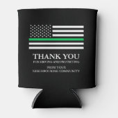 細い線 |愛国心あり 缶クーラー (正面)