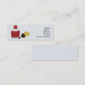 細い美しい- スキニー名刺 (正面/裏面)