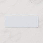 細い美しい- スキニー名刺 (裏面)