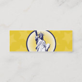 細い自由意志論者- スキニー名刺 (裏面)