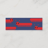 細い虫- スキニー名刺 (裏面)