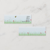 細い蜂- スキニー名刺 (正面/裏面)