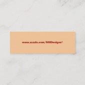 細い蝋燭 スキニー名刺 (裏面)