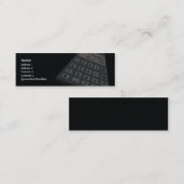 細い計算機- スキニー名刺 (正面/裏面)