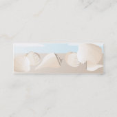 細い貝殻- スキニー名刺 (裏面)