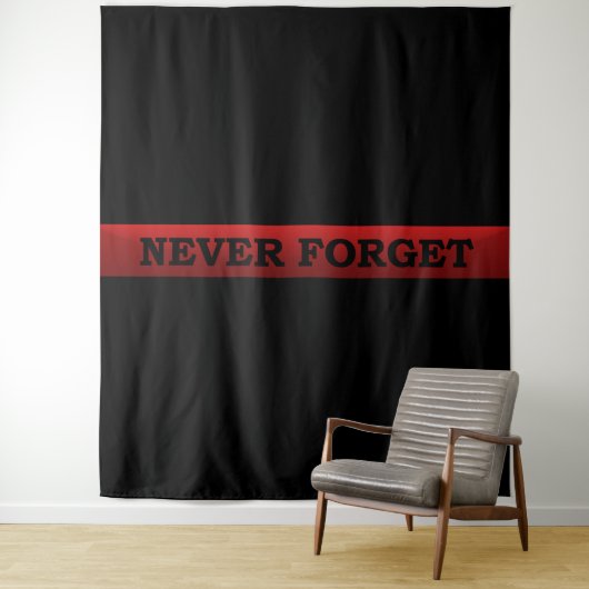 細い赤い線 タペストリー (インサイチュ)