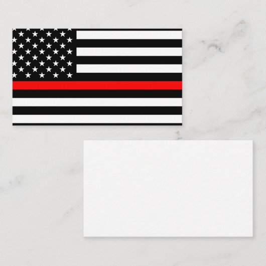 細い赤線フラグ 名刺 (正面/裏面)