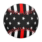 細い赤線フラグ 野球ボール (裏面)