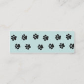 細い足- スキニー名刺 (裏面)