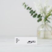 細い車-競争- -カスタマイズ スキニー名刺 (スタンド正面)